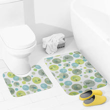 Lade das Bild in den Galerie-Viewer, Badematten Set 2 teilig Badezimmermatte Fußmatten Badteppich Set mit mit Fotos Muster Text Logo selbst gestalten und bedrucken