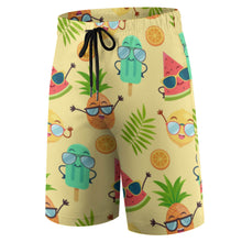 Lade das Bild in den Galerie-Viewer, Badeshorts & Badehose Kurz - Jungen - Vierteiliges Design Druck - selbst gestalten und bedrucken