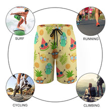 Lade das Bild in den Galerie-Viewer, Badeshorts & Badehose Kurz - Jungen - Vierteiliges Design Druck - selbst gestalten und bedrucken