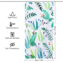 Lade das Bild in den Galerie-Viewer, Wasserdichtes Badvorhang Duschvorhang 36x72Inch (90x180cm) 72x72Inch (180x180cm) selbst gestalten und bedrucken