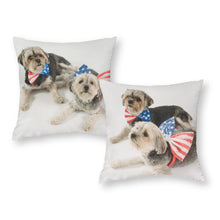 Lade das Bild in den Galerie-Viewer, Beidseitiger Druck 2er Set Kissenbezug Kuschelkissen Polyester Kissenhülle für Zierkissen, Dekokissen, Sofakissen, Couchkissen mit Fotos Muster Text Logo selbst gestalten und bedrucken