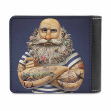 Lade das Bild in den Galerie-Viewer, Beidseitiger Druck Zweiseitige unterschiedliche Bilder Kurze PU Leder Geldbörse Geldbeutel Brieftasche mit Fotos Muster Text Logo selbst gestalten und bedrucken