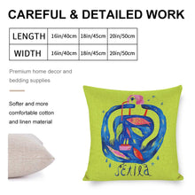 Lade das Bild in den Galerie-Viewer, Bequemer Kissenbezug Kuschelkissen Kissenhülle aus Baumwolle und Leinen beidseitiger Druck selbst gestalten und bedrucken