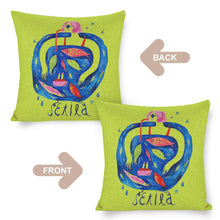 Lade das Bild in den Galerie-Viewer, Bequemer Kissenbezug Kuschelkissen Kissenhülle aus Baumwolle und Leinen beidseitiger Druck selbst gestalten und bedrucken