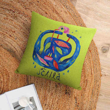 Lade das Bild in den Galerie-Viewer, Bequemer Kissenbezug Kuschelkissen Kissenhülle aus Baumwolle und Leinen beidseitiger Druck selbst gestalten und bedrucken