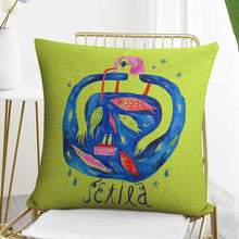 Lade das Bild in den Galerie-Viewer, Bequemer Kissenbezug Kuschelkissen Kissenhülle aus Baumwolle und Leinen beidseitiger Druck selbst gestalten und bedrucken