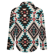 Lade das Bild in den Galerie-Viewer, Bis 8XL Multi Images Druck Bluse Damen Langarmbluse Leinenhemd B648 mit Foto Muster Text Logo selbst gestalten und bedrucken