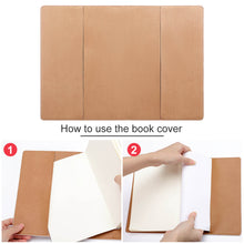 Lade das Bild in den Galerie-Viewer, Buchhülle Notizbuch Hülle aus PU Leder selbst gestalten und bedrucken