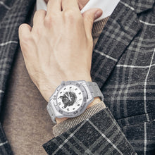 Lade das Bild in den Galerie-Viewer, Business Stahlband Uhr Armbanduhr selbst gestalten und bedrucken