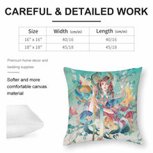 Lade das Bild in den Galerie-Viewer, Canvas Segeltuch Kissenbezug Kissenhülle (Sonderangebot) einseitiger Druck mit Foto Tex selbst gestalten und bedrucken