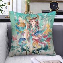 Lade das Bild in den Galerie-Viewer, Canvas Segeltuch Kissenbezug Kissenhülle (Sonderangebot) einseitiger Druck mit Foto Tex selbst gestalten und bedrucken