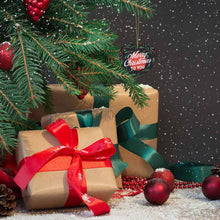 Lade das Bild in den Galerie-Viewer, Christbaumschmuck Herz Weihnachten Deko Anhänger mit Fotos Muster Text Logo selbst gestalten und bedrucken