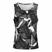 Lade das Bild in den Galerie-Viewer, Cooles Multi-Image-Druck Männer / Herren Tank Top Fashion Streetstyle Muskelshirt Muscle Shirt mit Fotos Muster Text Logo selbst gestalten und bedrucken