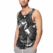 Lade das Bild in den Galerie-Viewer, Cooles Multi-Image-Druck Männer / Herren Tank Top Fashion Streetstyle Muskelshirt Muscle Shirt mit Fotos Muster Text Logo selbst gestalten und bedrucken