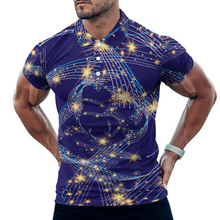 Lade das Bild in den Galerie-Viewer, Einzelbilddruck Sommer Polo Shirt Tshirt Herren / Männer B612 mit Fotos Muster Text Logo selbst gestalten und bedrucken