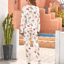 Lade das Bild in den Galerie-Viewer, Einzelbilddruck Damen / Frauen Loungewear Suit Pullover Anzug Trainingsanzug CT20 (Set, 2-tlg) mit Foto Text Muster selbst gestalten und bedrucken