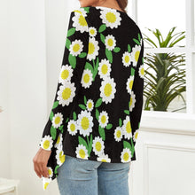 Lade das Bild in den Galerie-Viewer, Damen / Frauen Multi-Image-Druck Strickjacke offene Form Knitted Cardigan NZ050 mit Foto Text Muster selbst gestalten und bedrucken