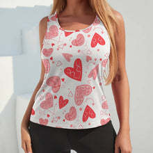 Lade das Bild in den Galerie-Viewer, Damen / Frauen Tanktop XK Tank Top mit Fotos Muster Text Logo selbst gestalten und bedrucken