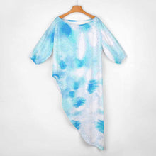 Lade das Bild in den Galerie-Viewer, Damen OFF Shoulder Shirt Kleid mit Carmen-Ausschnitt mit Hose SET 2tlg. VTZ mit Fotos Muster Text Logo selbst gestalten und bedrucken