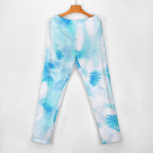 Lade das Bild in den Galerie-Viewer, Damen OFF Shoulder Shirt Kleid mit Carmen-Ausschnitt mit Hose SET 2tlg. VTZ mit Fotos Muster Text Logo selbst gestalten und bedrucken