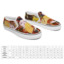 Lade das Bild in den Galerie-Viewer, Damen Sneaker Canvas Schuhe SLIP ON mit Foto Muster Text Logo selbst gestalten und bedrucken