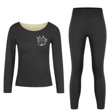 Lade das Bild in den Galerie-Viewer, Damen / Frauen Thermounterwäsche Funktionsunterwäsche Skiunterwäsche Set BR001 Hemd Hose mit Fotos Muster Text Logo selbst gestalten und bedrucken