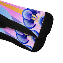 Lade das Bild in den Galerie-Viewer, Damen & Herren Schwarze Strümpfe Socken Gekämmte Baumwolle selbst gestalten und bedrucken