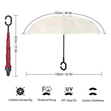 Lade das Bild in den Galerie-Viewer, Der umgekehrte verkehrte Regenschirm Innovativer Schirm mit Foto Text selbst gestalten und bedrucken