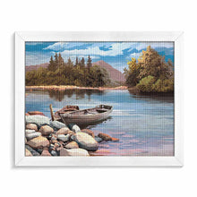 Lade das Bild in den Galerie-Viewer, Diamantmalerei / Diamond Painting / Diamantbild in horizontale Version mit Quadrat Steinchen mit Foto selbst gestalten und bedrucken