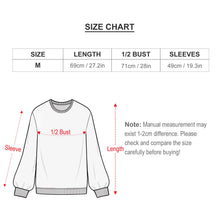 Lade das Bild in den Galerie-Viewer, Dicker Rundhalspullover Sweatshirts mit Puffärmel Vorderdruck D85 für Damen Frauen mit Foto selbst gestalten und bedrucken