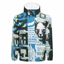 Lade das Bild in den Galerie-Viewer, Digitaldruck Jacke Kurzjacke Wendejacke Kurze Übergangsjacke Printjacke A537 für Herren Männer selbst gestalten und bedrucken