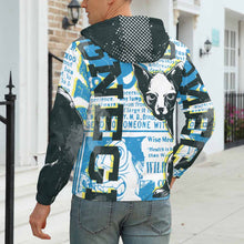 Lade das Bild in den Galerie-Viewer, Digitaldruck Jacke Kurzjacke Wendejacke Kurze Übergangsjacke Printjacke A537 für Herren Männer selbst gestalten und bedrucken