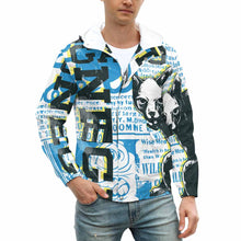 Lade das Bild in den Galerie-Viewer, Digitaldruck Jacke Kurzjacke Wendejacke Kurze Übergangsjacke Printjacke A537 für Herren Männer selbst gestalten und bedrucken