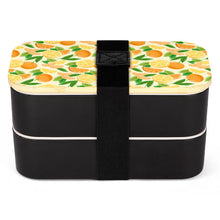Lade das Bild in den Galerie-Viewer, Doppelschichtige Bento-Box Brotdose Geteilte Lunchbox mit Bento-Gurt mit Fotos Muster Text Logo selbst gestalten und bedrucken
