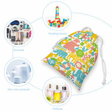 Lade das Bild in den Galerie-Viewer, 12*18cm / 20*25cm Doppelseitiger Druck Canvas Kordelzugbeutel mit Foto / Text selbst gestalten und bedrucken