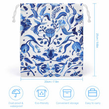 Lade das Bild in den Galerie-Viewer, Drawstring Storage Bag Canvas Kordelzugbeutel beidseitiger Druck mit Foto Text selbst gestalten und bedrucken