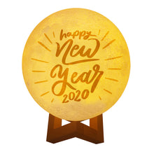 Lade das Bild in den Galerie-Viewer, Dreifarbiger PLA Mondlampen Doppelseitiger Druck selbst gestalten und bedrucken