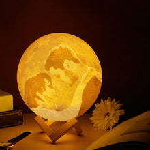Lade das Bild in den Galerie-Viewer, Dreifarbiger PLA Mondlampen Doppelseitiger Druck selbst gestalten und bedrucken