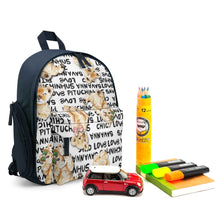 Lade das Bild in den Galerie-Viewer, Einfache Schultasche Schulrucksack für Kinder XB0604091 mit Fotos Muster Text Logo selbst gestalten und bedrucken