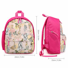 Lade das Bild in den Galerie-Viewer, Einfache Schultasche Schulrucksack für Kinder XB0604091 mit Fotos Muster Text Logo selbst gestalten und bedrucken