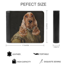 Lade das Bild in den Galerie-Viewer, Einseitiger Druck Luxus Mini Geldbörse Geldbeutel Brieftasche Portemonnaie Geldklammer für Damen & Herren aus 100% echtem Leder mit Fotos Muster Text Logo selbst gestalten und bedrucken