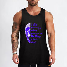 Lade das Bild in den Galerie-Viewer, Einseitiger Frontdruck Herren Tank-Top Muscle Shirt mit Fotos Muster Text Logo selbst gestalten und bedrucken