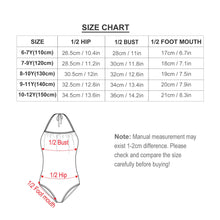 Lade das Bild in den Galerie-Viewer, Einteiliger NT017 Badeanzug mit Neckholder für Mädchen online mit Foto selbst gestalten und bedrucken