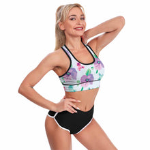 Lade das Bild in den Galerie-Viewer, Einzelbild-Design 2023 NEW Sport BH Yoga Bra Top Sportbra A6K mit Fotos Muster Text Logo selbst gestalten und bedrucken