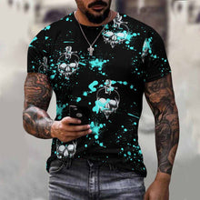 Lade das Bild in den Galerie-Viewer, Einzelbild-Design Vollprint 100% Baumwolle T-Shirt ay001 Männer / Herren mit Fotos Muster Text Logo selbst gestalten und bedrucken