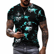 Lade das Bild in den Galerie-Viewer, Einzelbild-Design Vollprint 100% Baumwolle T-Shirt ay001 Männer / Herren mit Fotos Muster Text Logo selbst gestalten und bedrucken