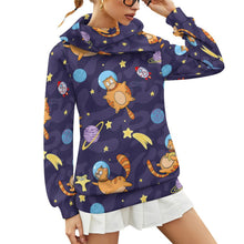 Lade das Bild in den Galerie-Viewer, Einzelbilddruck All Over-Druck Kapuzensweatshirt melierter Sweater Pullover mit Kapuze & Kontrastdetails mit Fotos Muster Text Logo selbst gestalten und bedrucken