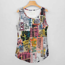 Lade das Bild in den Galerie-Viewer, Einzelbilddruck Ärmelloses T-Shirt BCT Damen mit Foto Muster Text Logo selbst gestalten und bedrucken