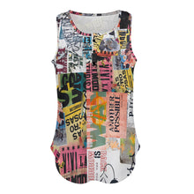 Lade das Bild in den Galerie-Viewer, Einzelbilddruck Ärmelloses T-Shirt BCT Damen mit Foto Muster Text Logo selbst gestalten und bedrucken