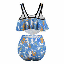 Lade das Bild in den Galerie-Viewer, Einzelbilddruck Damen / Frauen Bikinis Set mit Highwaist-Bikini-Hose FT5095 mit Fotos Muster Text Logo selbst gestalten und bedrucken